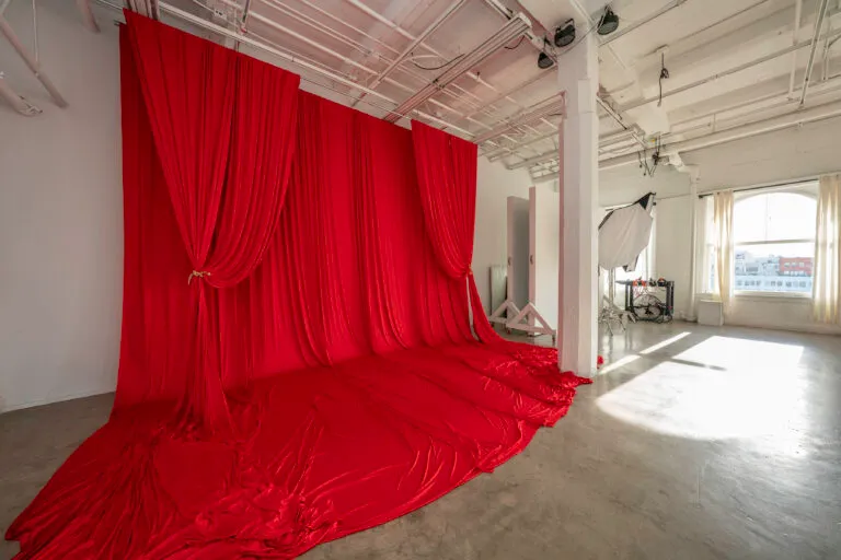 Daylight Photo Studio in Los Angeles with red backdrop_Loft 5_web size16