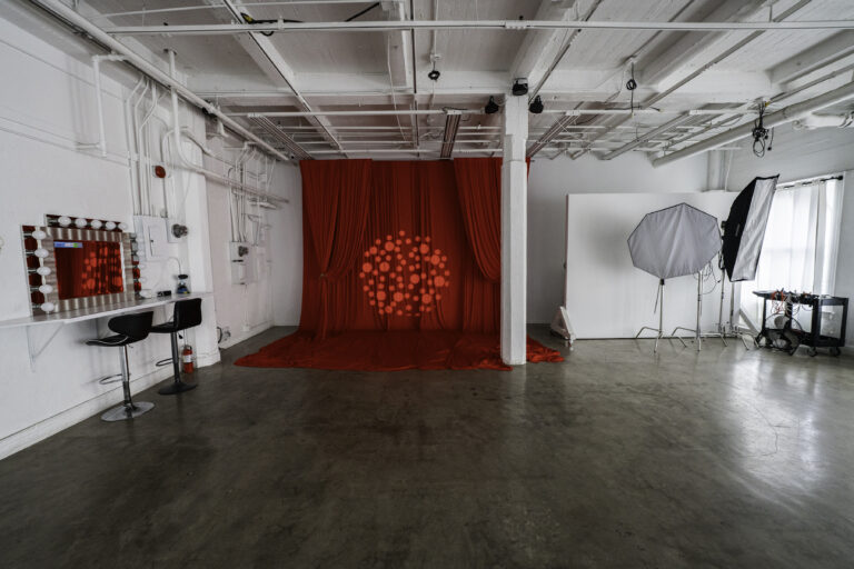 Daylight Photo Studio in Los Angeles with red backdrop_Loft 5_web size3