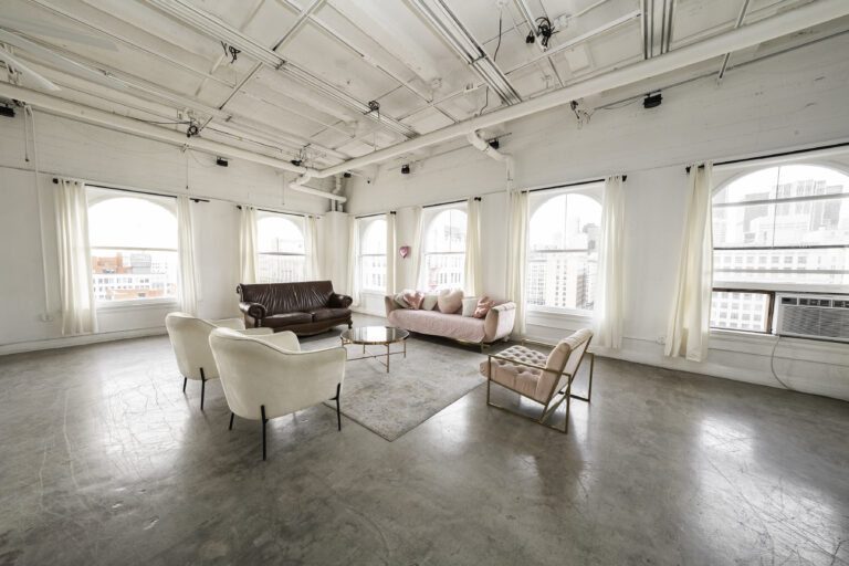Daylight Photo Studio in Los Angeles with red backdrop_Loft 5_web size9