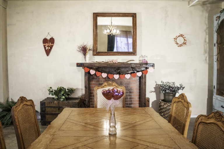 Daylight photo studio in Los Angeles for rent with Valentines day decorations Loft 3_3 Daylight photo studio in Los Angeles for rent with Valentines day decorations Loft 3_3