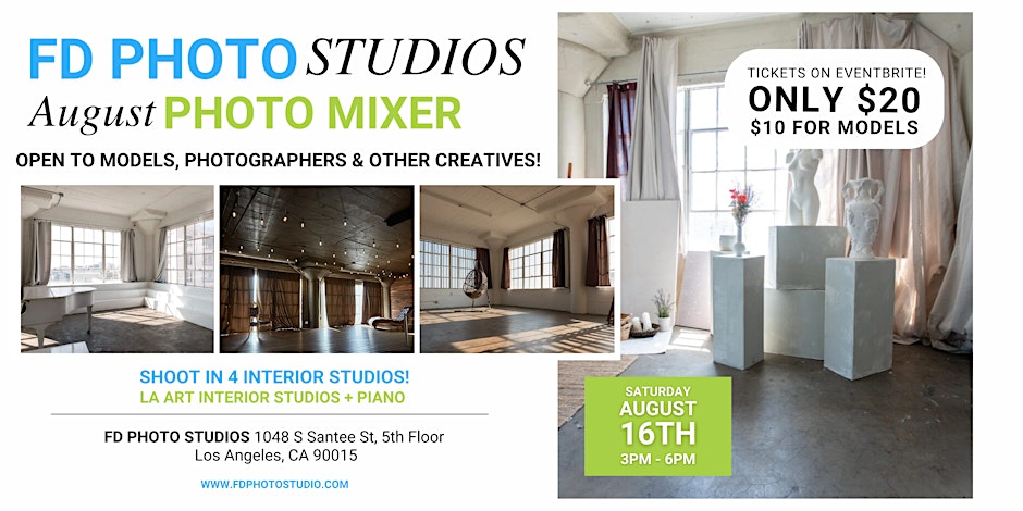 August Creative Photo Mixer – Photography Event in Downtown Los Angeles | FD Photo Studio August Creative Photo Mixer – Photography Event in Downtown Los Angeles | FD Photo Studio