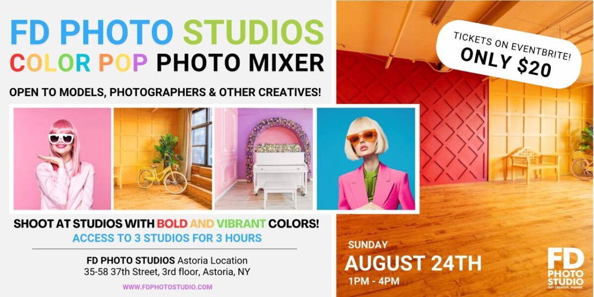 August Color Pop Photo Mixer Event in New York