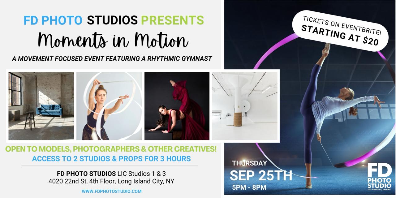Moments in Motion: NY Photography Mixer Event *Featuring Rhythmic Gymnast* | FD Photo Studio Moments in Motion: NY Photography Mixer Event *Featuring Rhythmic Gymnast* | FD Photo Studio