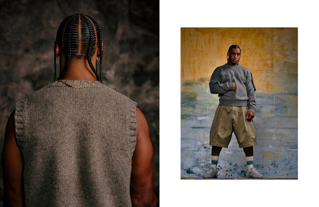 NFL Cornerback Kyler Gordon for Schön Magazine at FD Photo Studio New York -