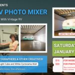 Photo Mixer Event with Vintage RV in LA