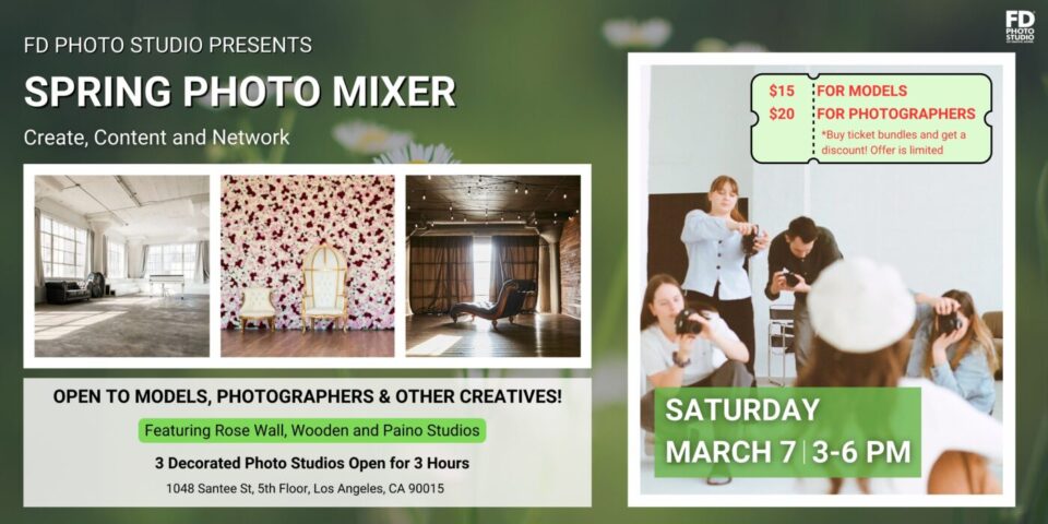 Spring photo mixer event in LA
