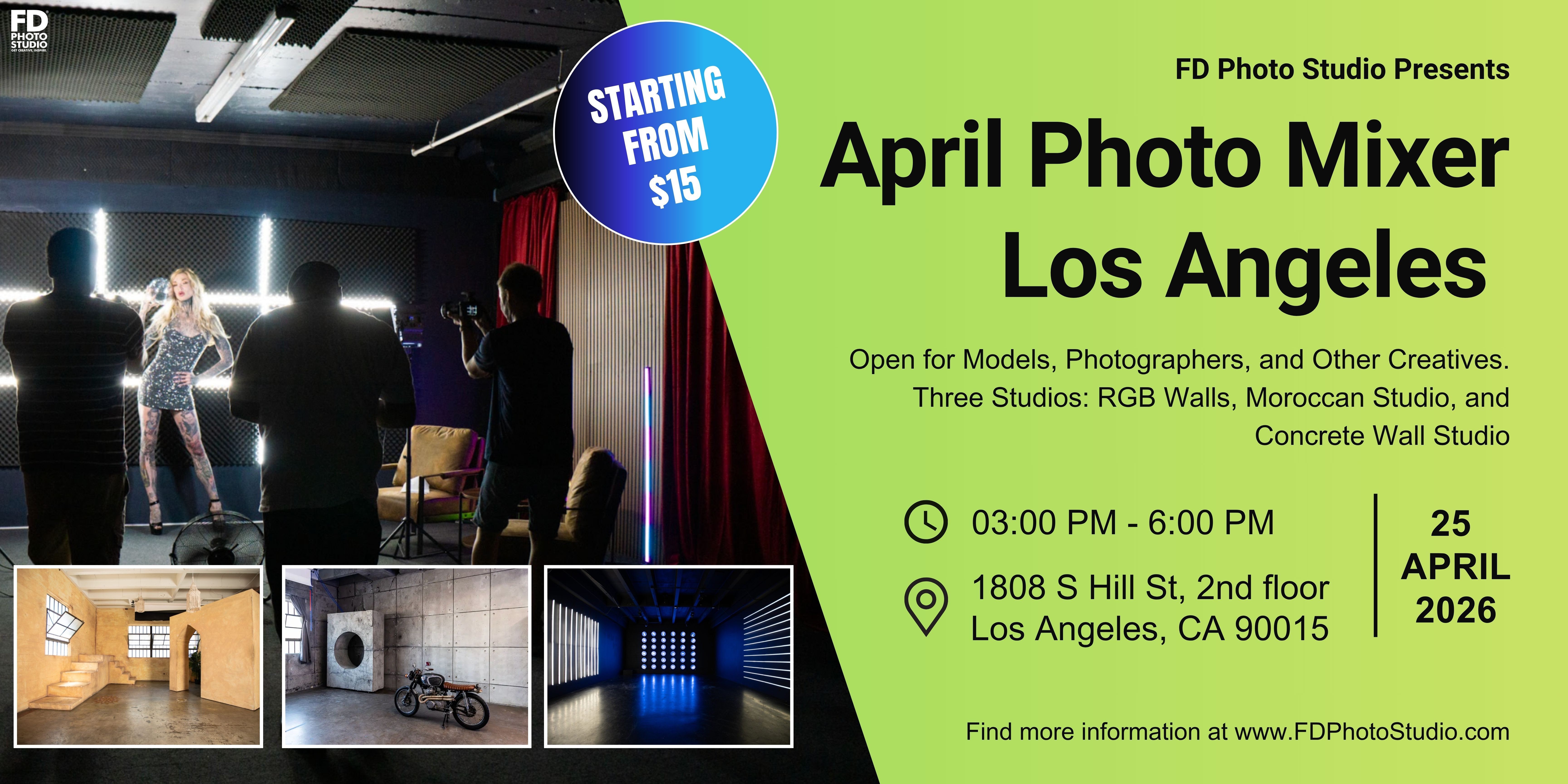 FD Photo Studio for rent