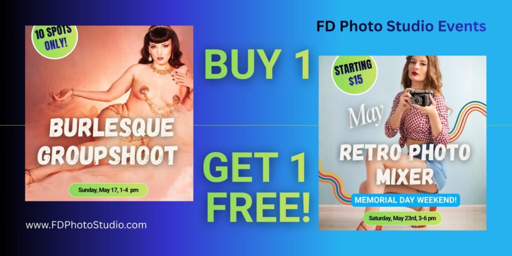 Buy 1 get one free event