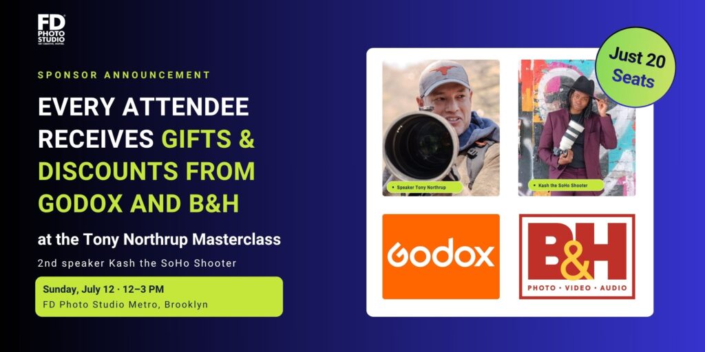 Photography Masterclass with Tony Northrup in NY | FD Photo Studio
