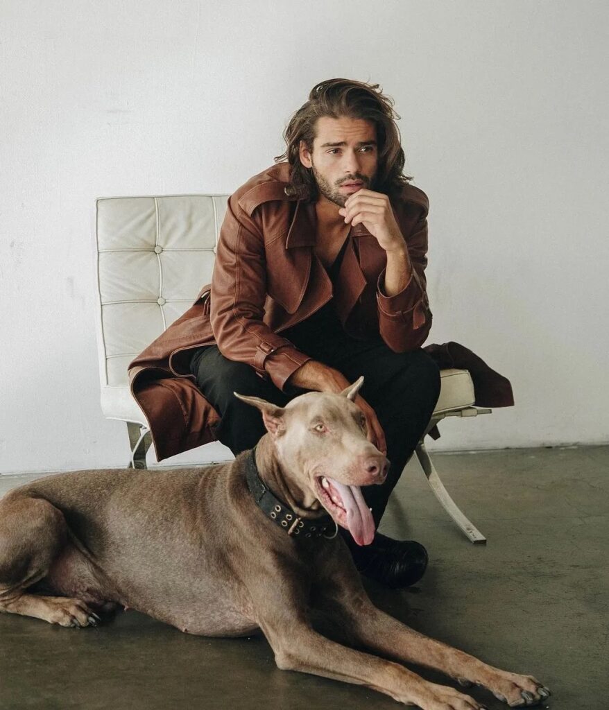Model iamrenanpacheco and his dog photographed by genenfeldphoto at Hill 3