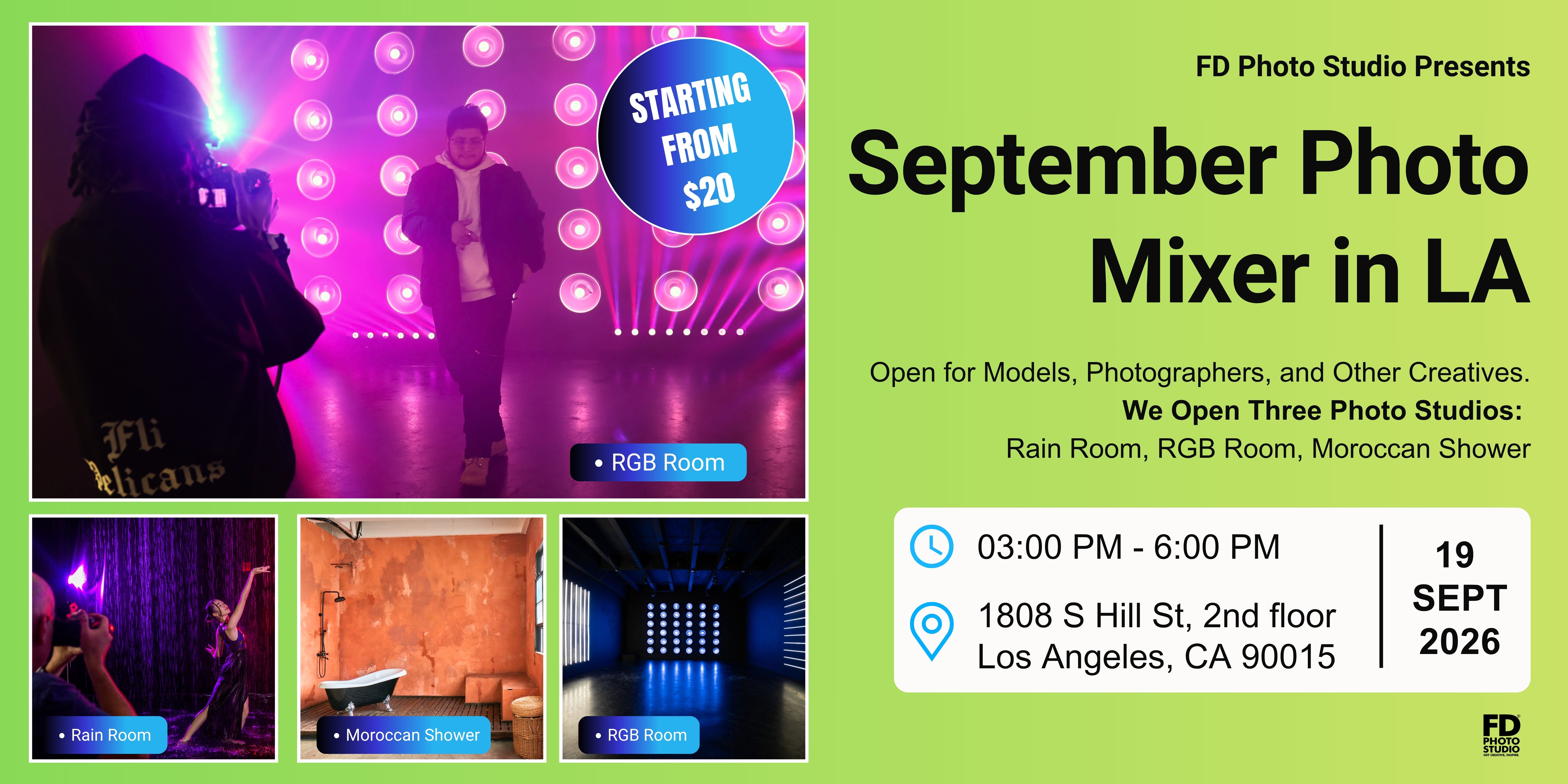 September Photo Mixer in Los Angeles | FD Photo Studio