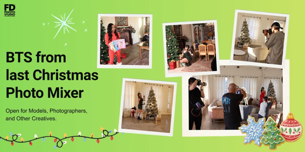 Christmas Photo Mixer in Los Angeles | FD Photo Studio